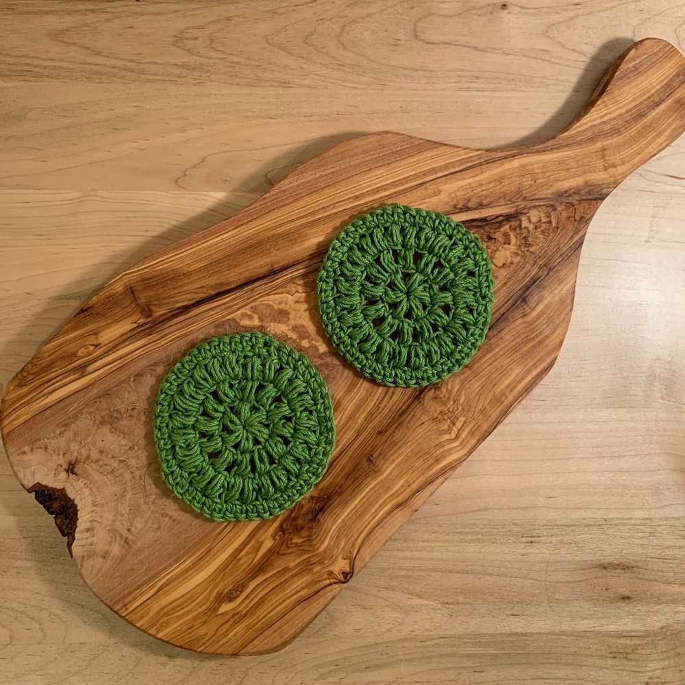 2 pack of Hand-crocheted Face Scrubbies